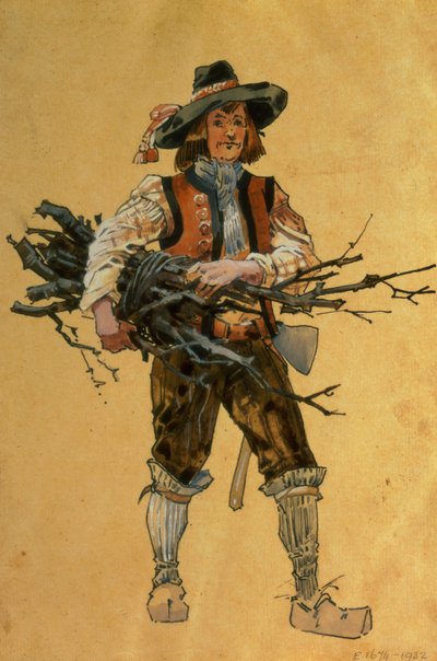 A Forester, costume design for As You Like It by C. Wilhelm